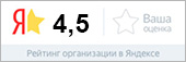 Рейтинг организаций в Яндексе